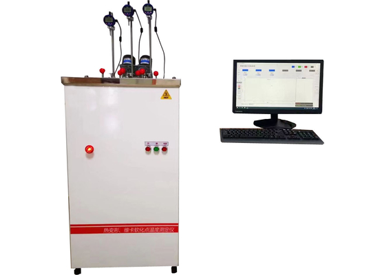 Automatic Lifting Sample Frame HDT Vicat Testing Machine For Deformation Temperature Testing
