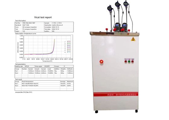 Innovative Computer Controlled Heat Deflection Temperature Plastic HDT and VST Test Machine for Advanced Material Research