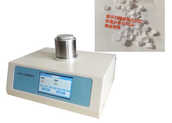 Differential Scanning Calorimetry Machine Providing Detailed Temperature and Gas Flow Settings with Touch Screen Interface