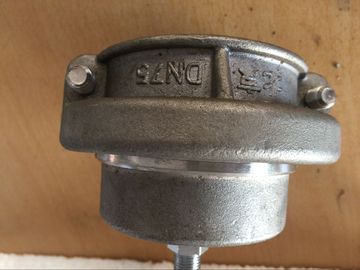 남비 모양 니켈 코팅 표면의 둘레에 절반 정신 75mm Pvc 플라스틱 관 엔드 캡