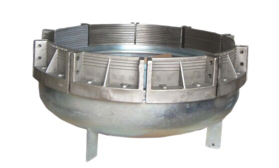 향상된 클램핑력을 위해 드럼 모양의 씰링 끝과 톱니 모양의 접촉 표면을 갖춘 경량 플라스틱 파이프 엔드 캡