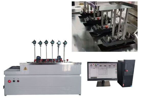 ASTM D648 표준에 따른 플라스틱 열변형 및 Vicat 연화점 테스트를 위한 HDT VICAT 테스트 기계
